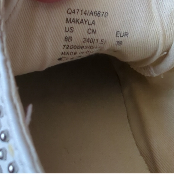 COACH MAKAYLA Studded WOMEN'S Leather SNEAKERS - Picture 3 of 9